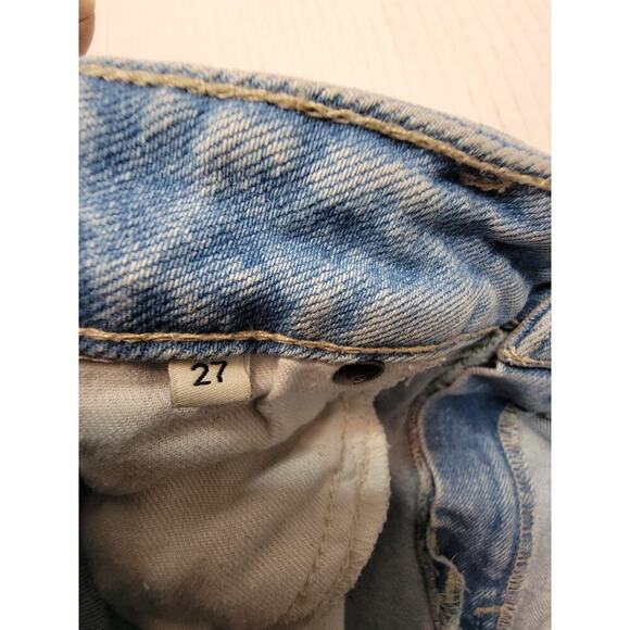 Guess Denim Shorts Womens Size 27 Cut-off High Rise Fray Distressed - Picture 4 of 7